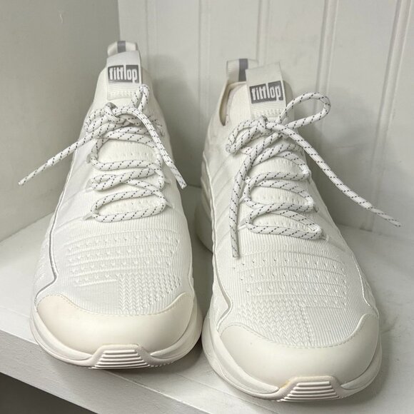 FitFlop Shoes - Fitflop Womens Vitamin FF Gym Fitness Running & Training Shoes Urban WhiteSize 8